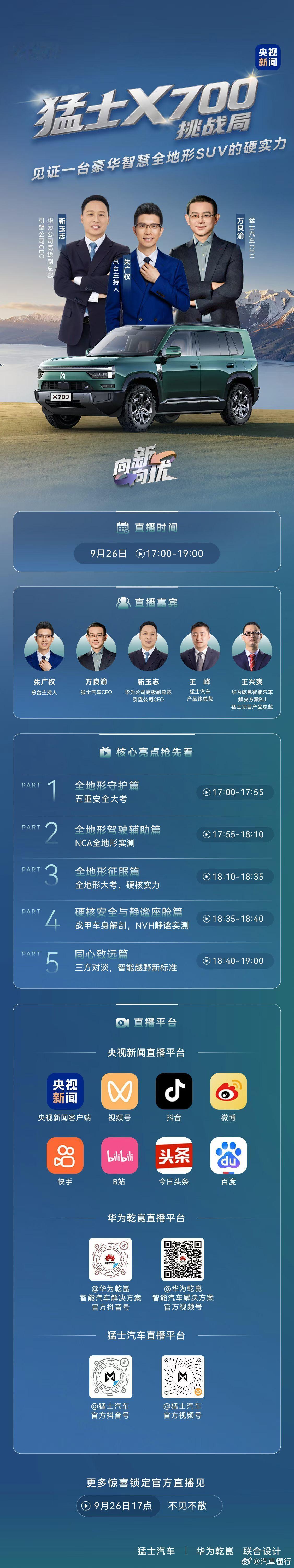 谁给小朱配齐的？猛士CEO 万良渝X华为乾崑CEO靳玉志注意不是相加，而是相乘联