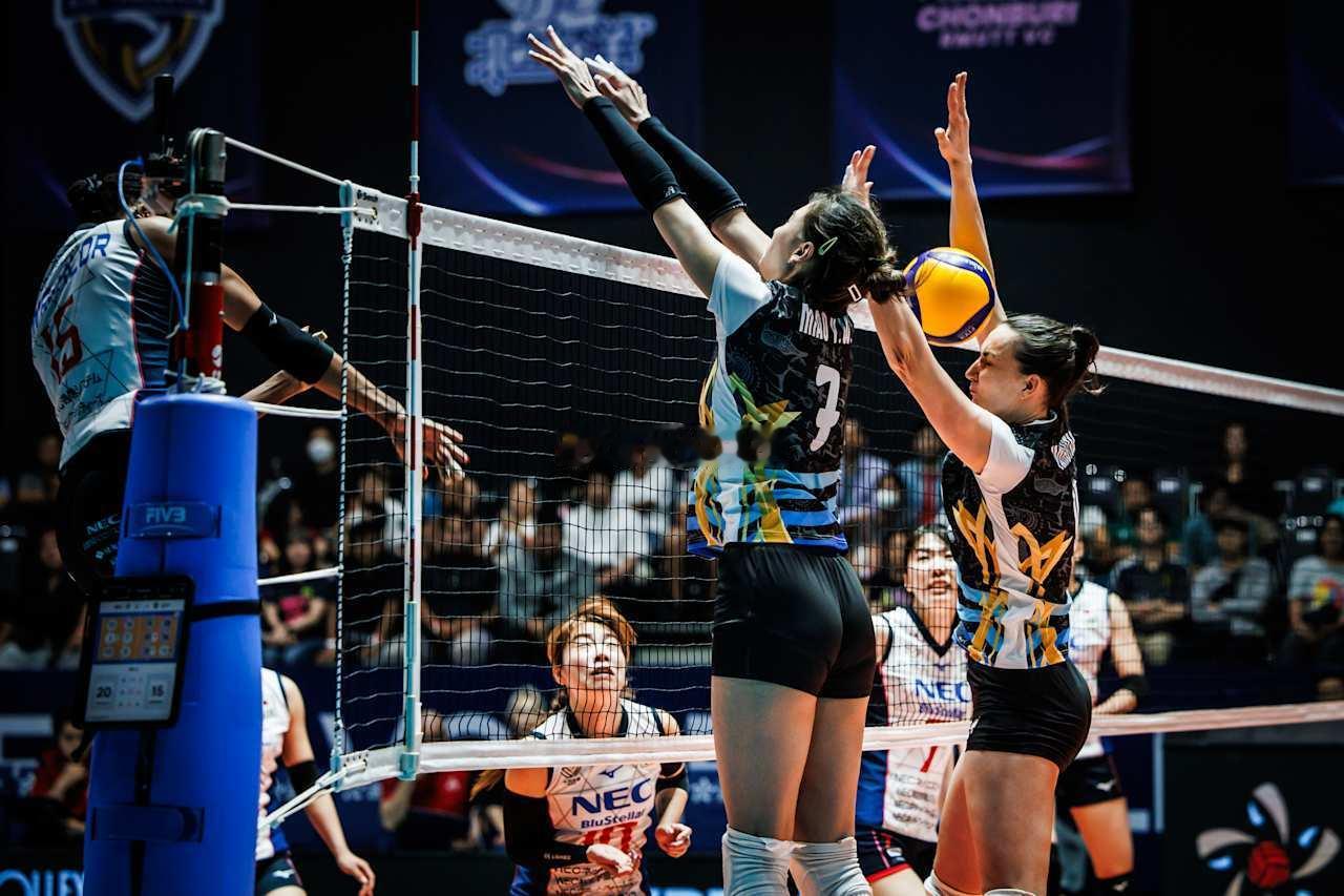 【技术统计】2026年亚洲女排冠军联赛半决赛日本NEC红色火箭3-1哈萨克斯坦泽