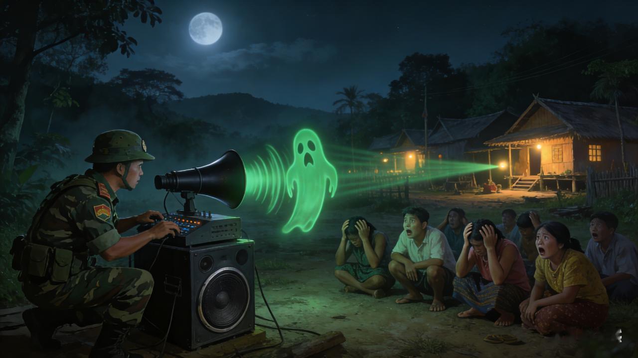 泰柬冲突现鬼叫战术！泰国出奇招！连续4天高音放鬼叫声！把柬埔寨军民都吓跑啦！
