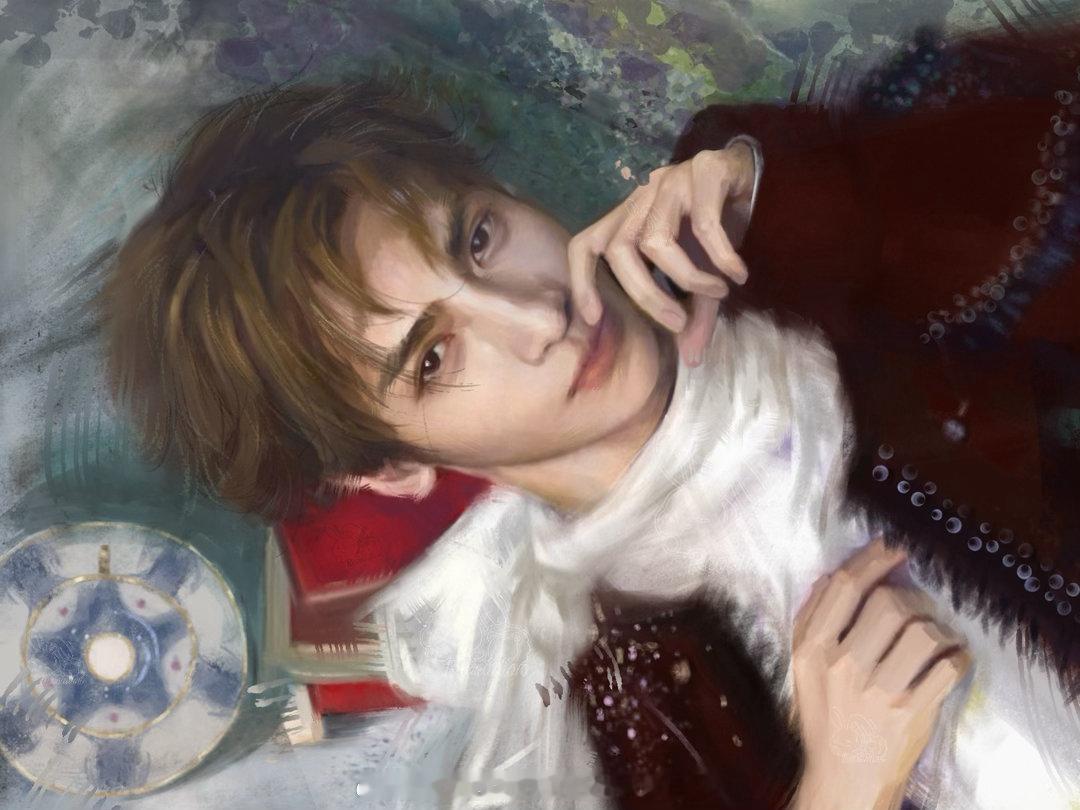将半窗烛火起笔于信纸的开篇，等春色把江南斟满。罗云熙水龙吟罗云熙罗云熙唐俪辞Le