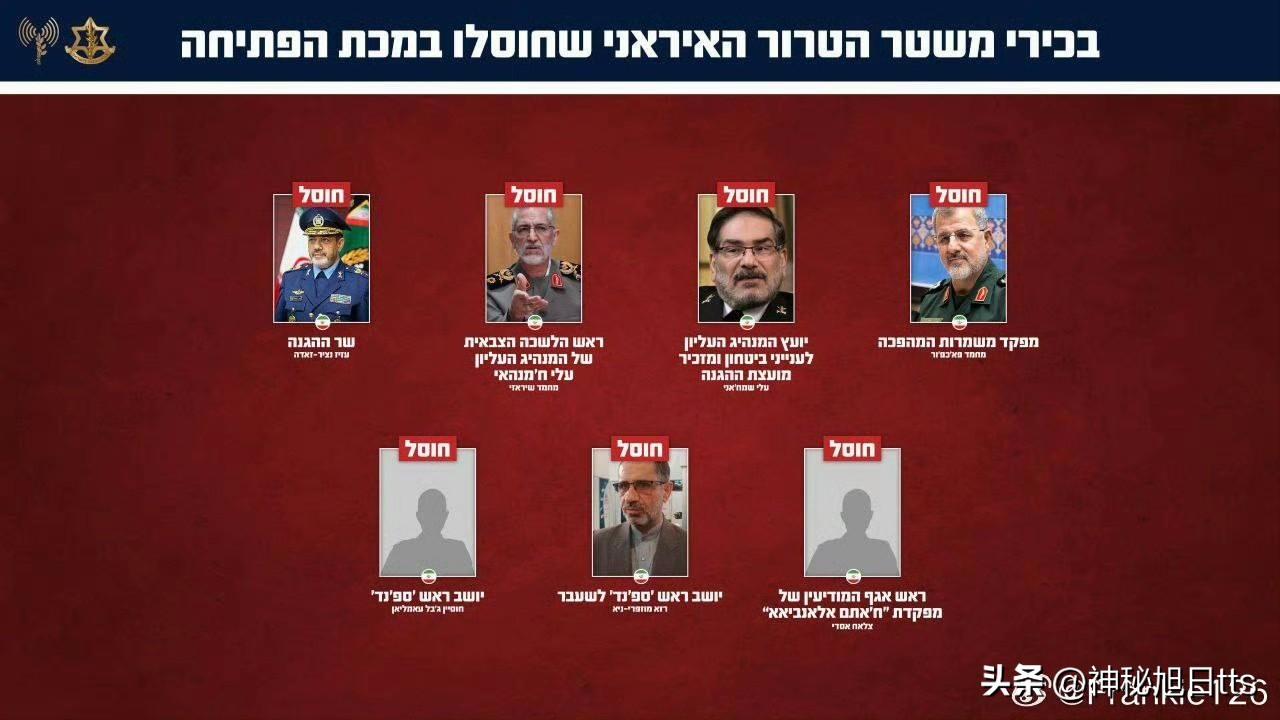 最大斩首行动之一 美以空袭击毙数十伊朗高官

一位以色列高级安全官员向福克斯新闻