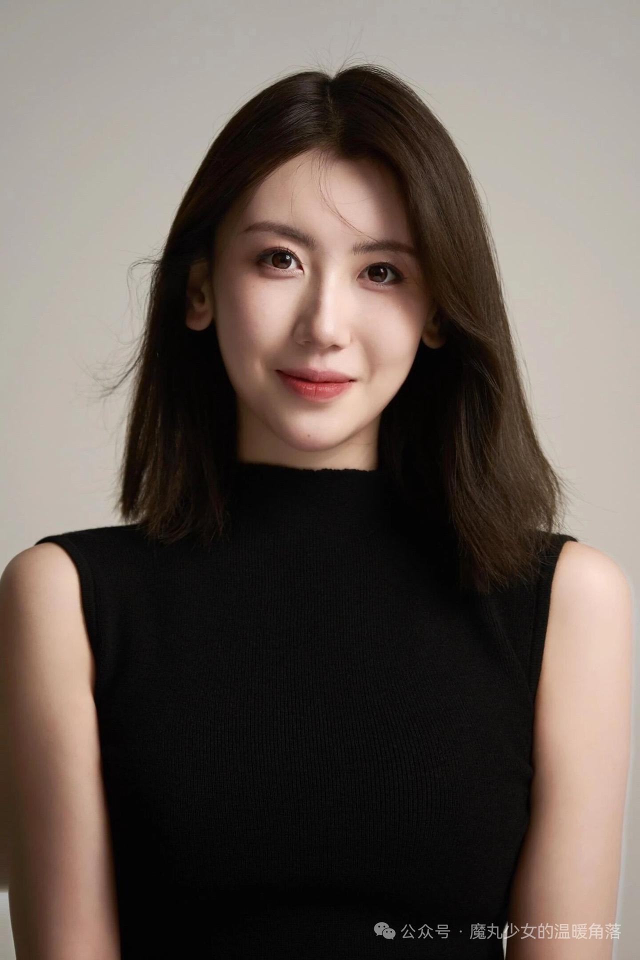 温柔少女，温暖角落，黑衣黑发，自然美丽。女孩子怎么穿搭既时尚又好看? 真正的美女