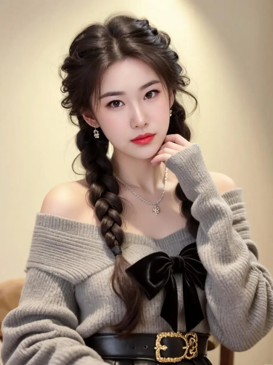 AI复古纯欲自拍 ai创作