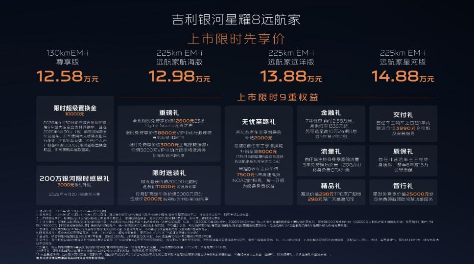 吉利银河，现在是不是真的比比亚迪还卷？

吉利银河星耀8远航家，这是个最新版本的