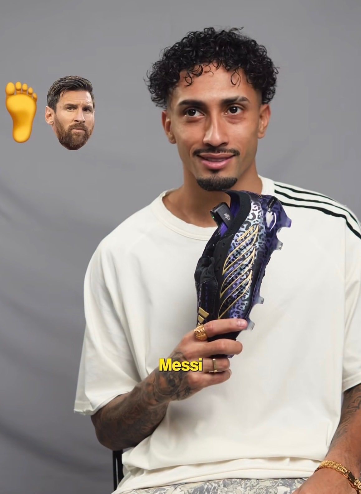 🎙最优秀的左脚球员？💬拉菲尼亚：“梅西。”梅西不可复制的MVP