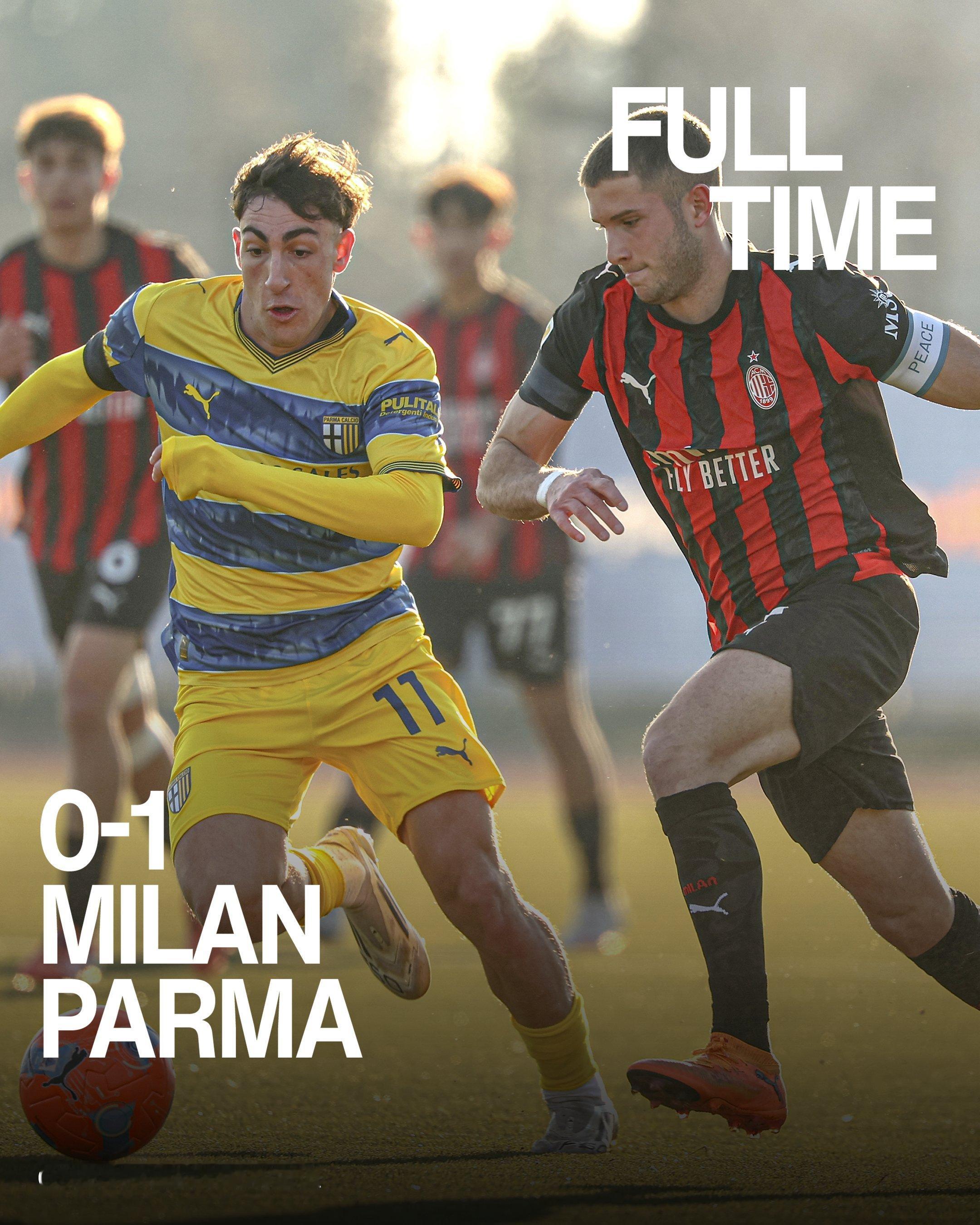 【赛果】  2025-26赛季意甲预备队意大利杯 1/8决赛：🔴⚫️ 米兰预备