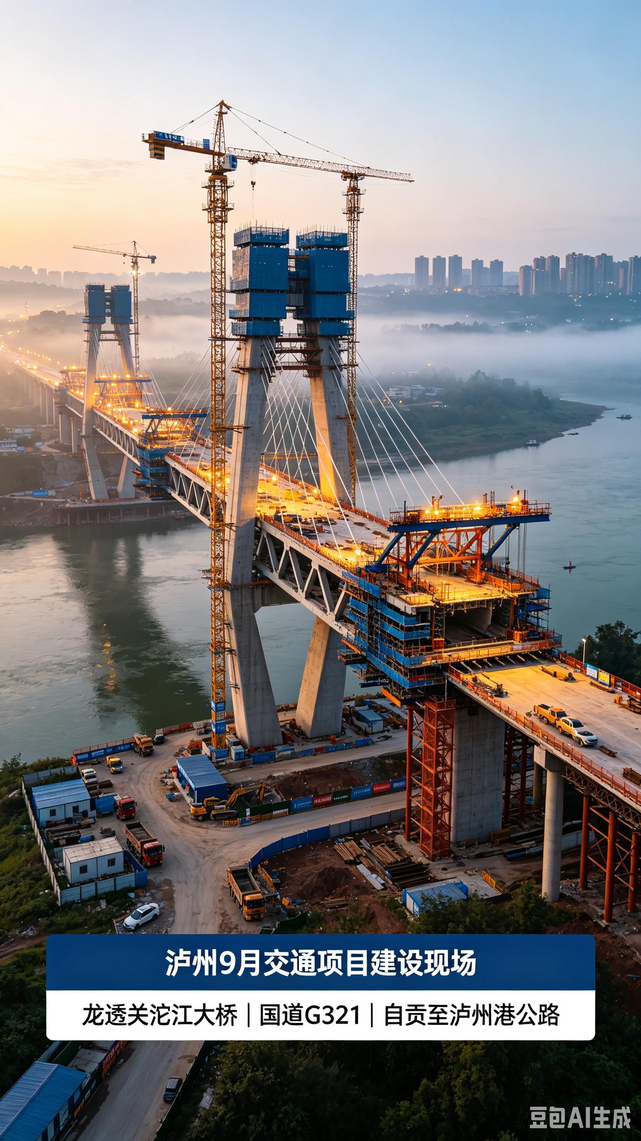 9月泸州一批交通项目正在加紧建设，看一看有没有经过你家门口？最近我一直在关注泸州