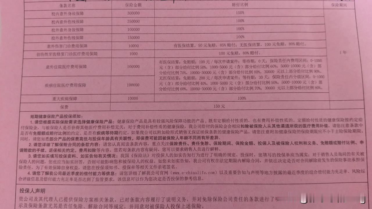 我发现现在什么都涨钱？？？现在的学平险都涨价了吗？以前不是一年100元吗？现在多