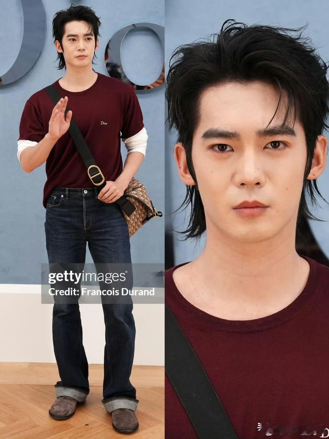 巴黎时装周中韩泰男艺人生图大比拼，果然，于适和李昀锐的颜值简直是超标了，帅到爆！