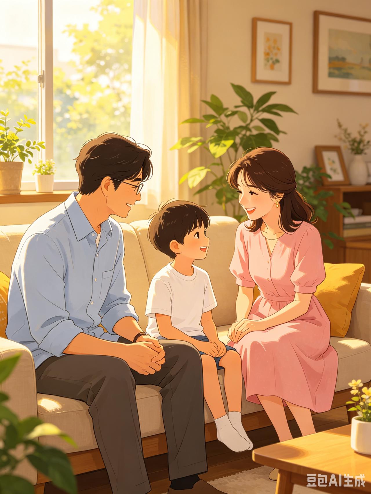 孩子陷入低谷时，父母切忌指责与催促。要先放下焦虑，耐心倾听孩子的心声，给予足够的
