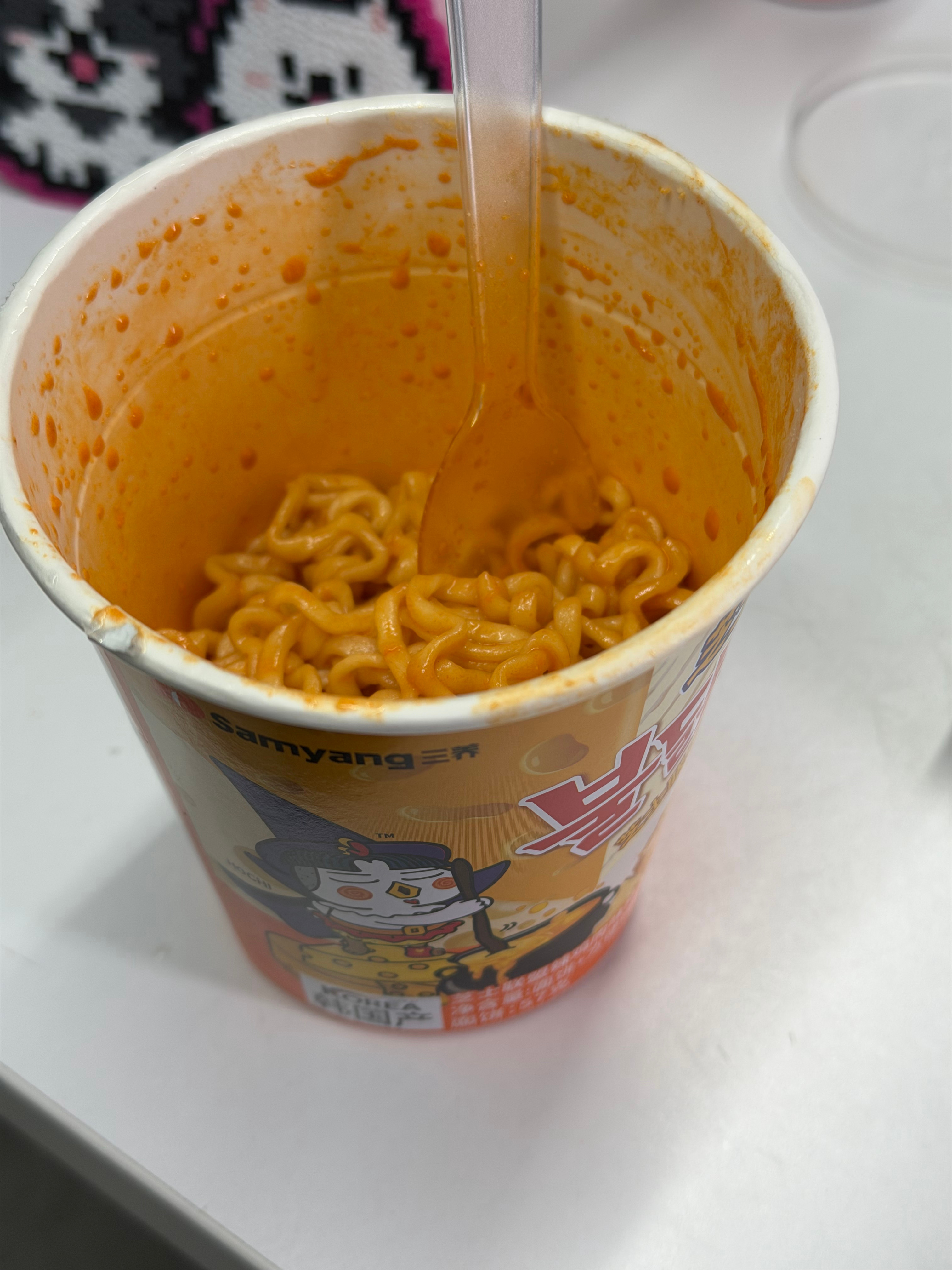 生活手记好久没吃火鸡面！这个芝士味的辣完全能接受！ 