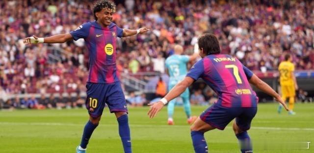 巴萨主场4比1拿下同城对手西班牙人，已经在西甲积分榜上领先皇马9分，然而绝对主力