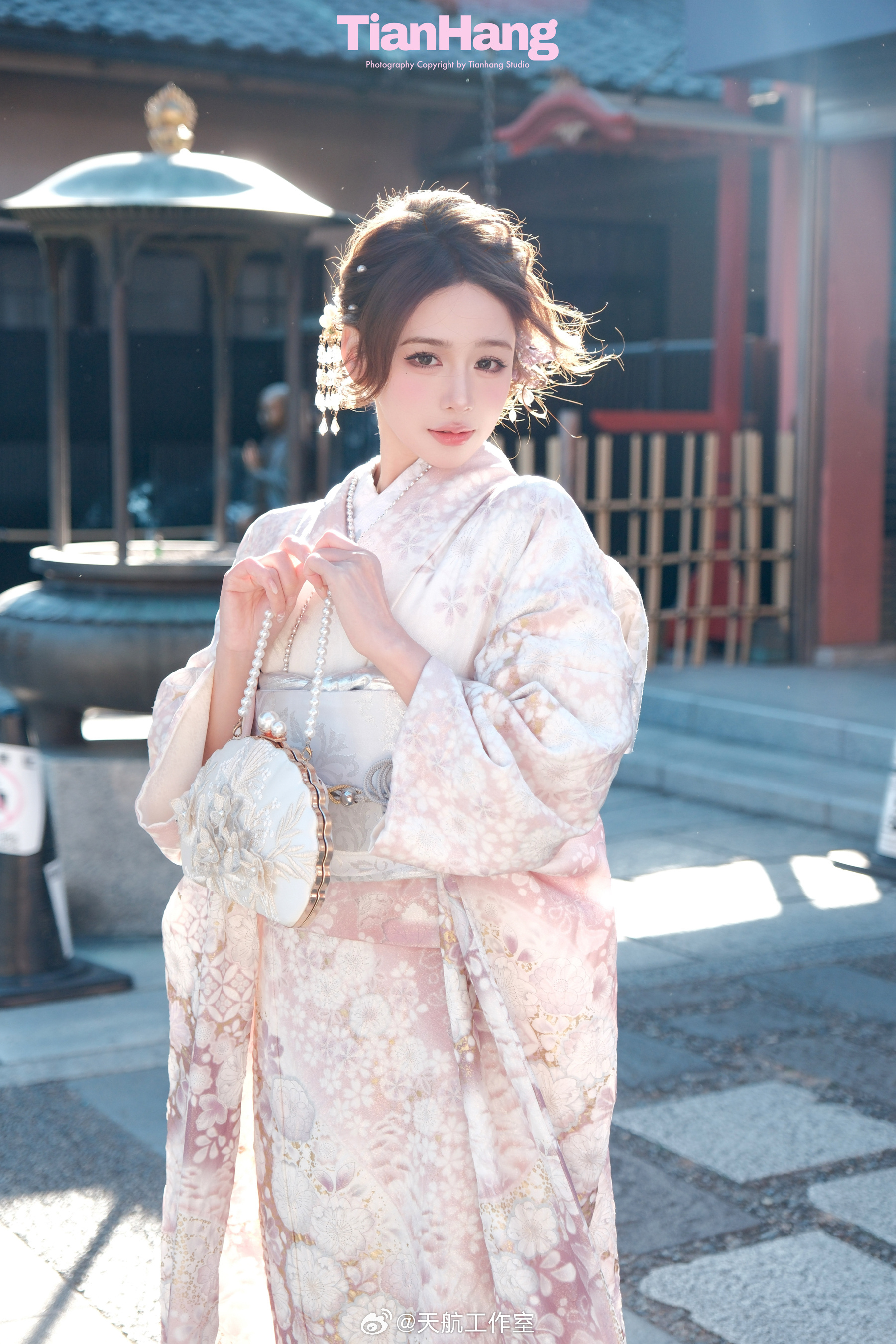 📍东京旅拍分享浅草寺的风 吹来了东京的春天天航工作室少女心日系和服东京旅拍