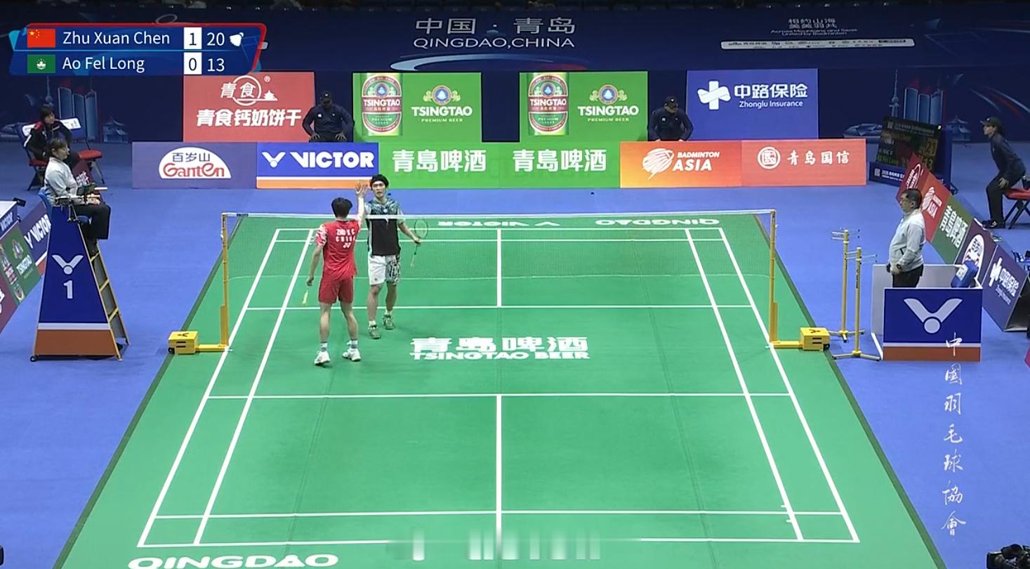 2026亚洲羽毛球团体锦标赛 男团 A组 中国 5-0 中国澳门 男单 王正行 