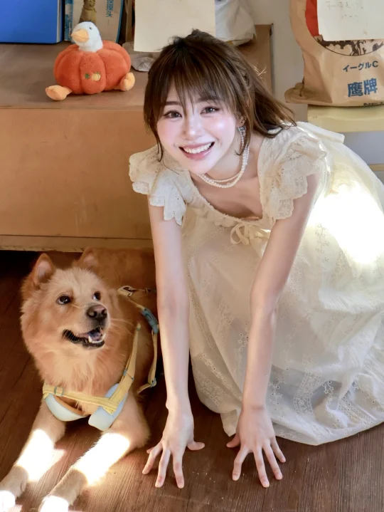 “我和小土松在一起的夏天!”🐕