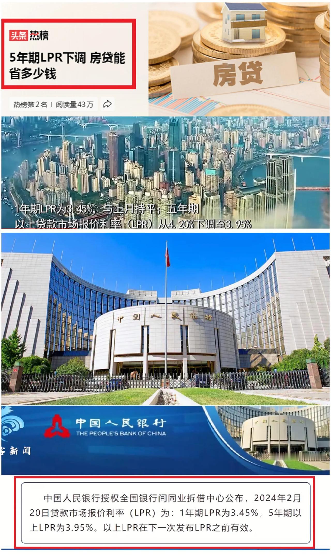 5年期LPR大降！你的“房贷”月供要省大钱了，快来算算能“省多少”！



LP