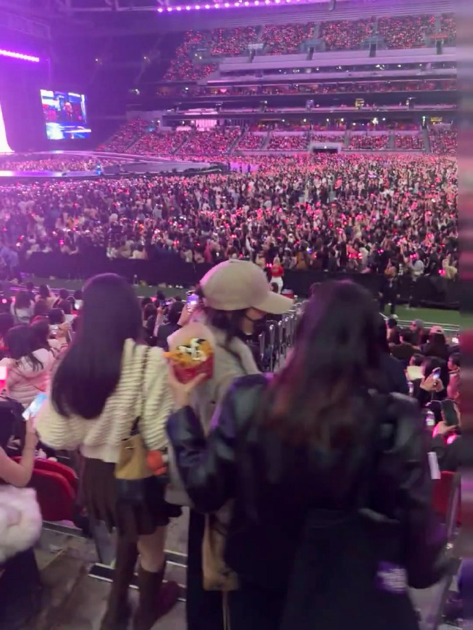 网友blackpink演唱会偶遇张曼玉 有网友在blackpink演唱会上偶遇了