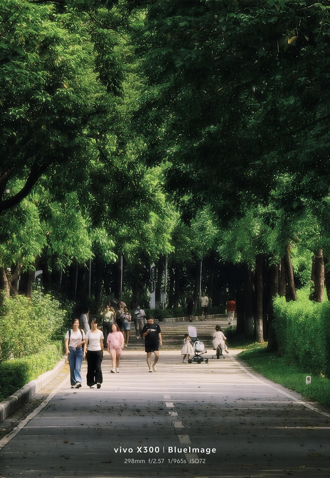 阳光＋微风！广州的秋天
早上逛逛公园，感受下阳光与微风，树荫隔绝燥热，随处都是生