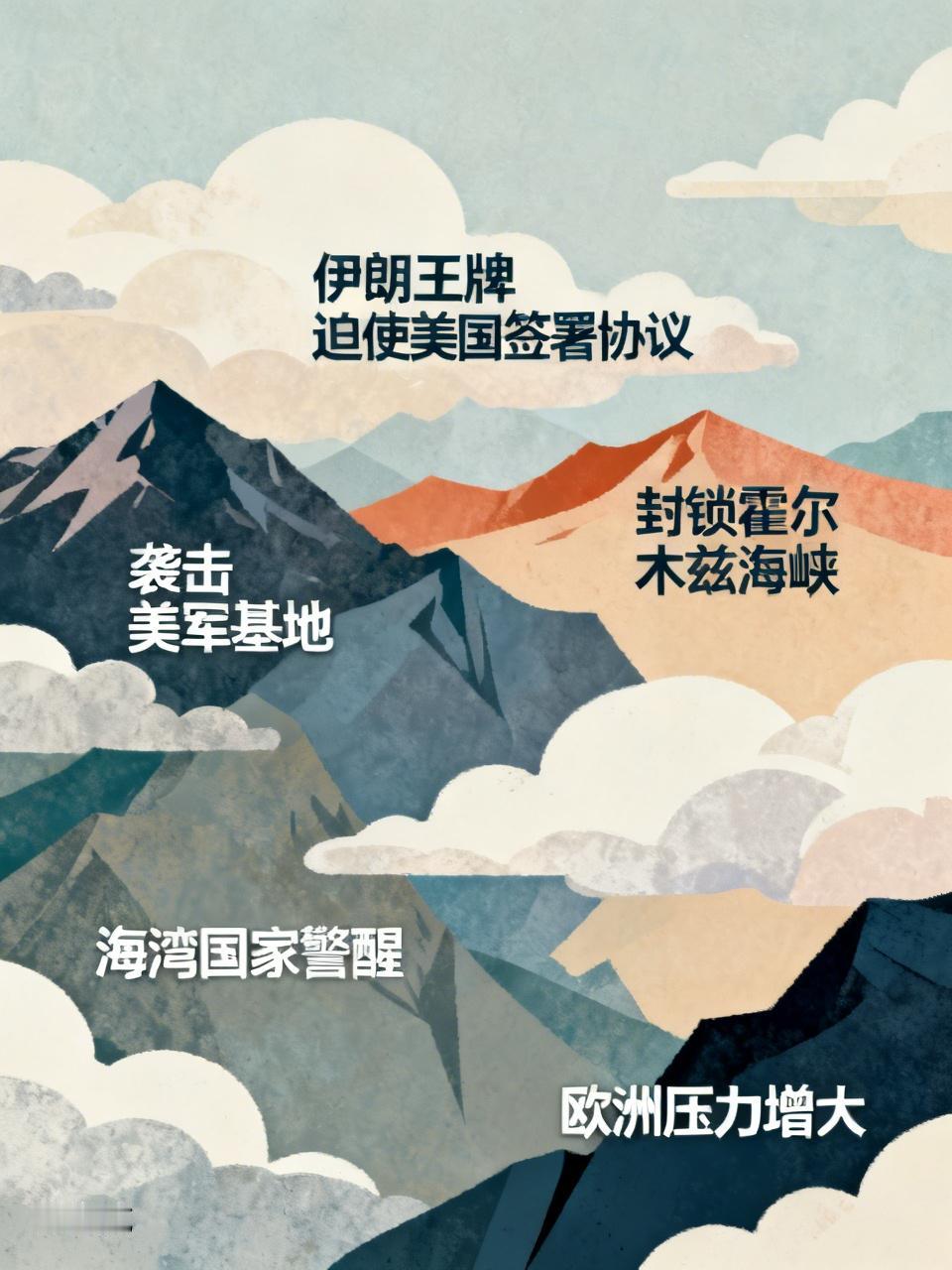伊朗凭借两张王牌迫使美国签署协议！袭击美军驻中东基地，震慑了海湾国家；封锁霍尔木