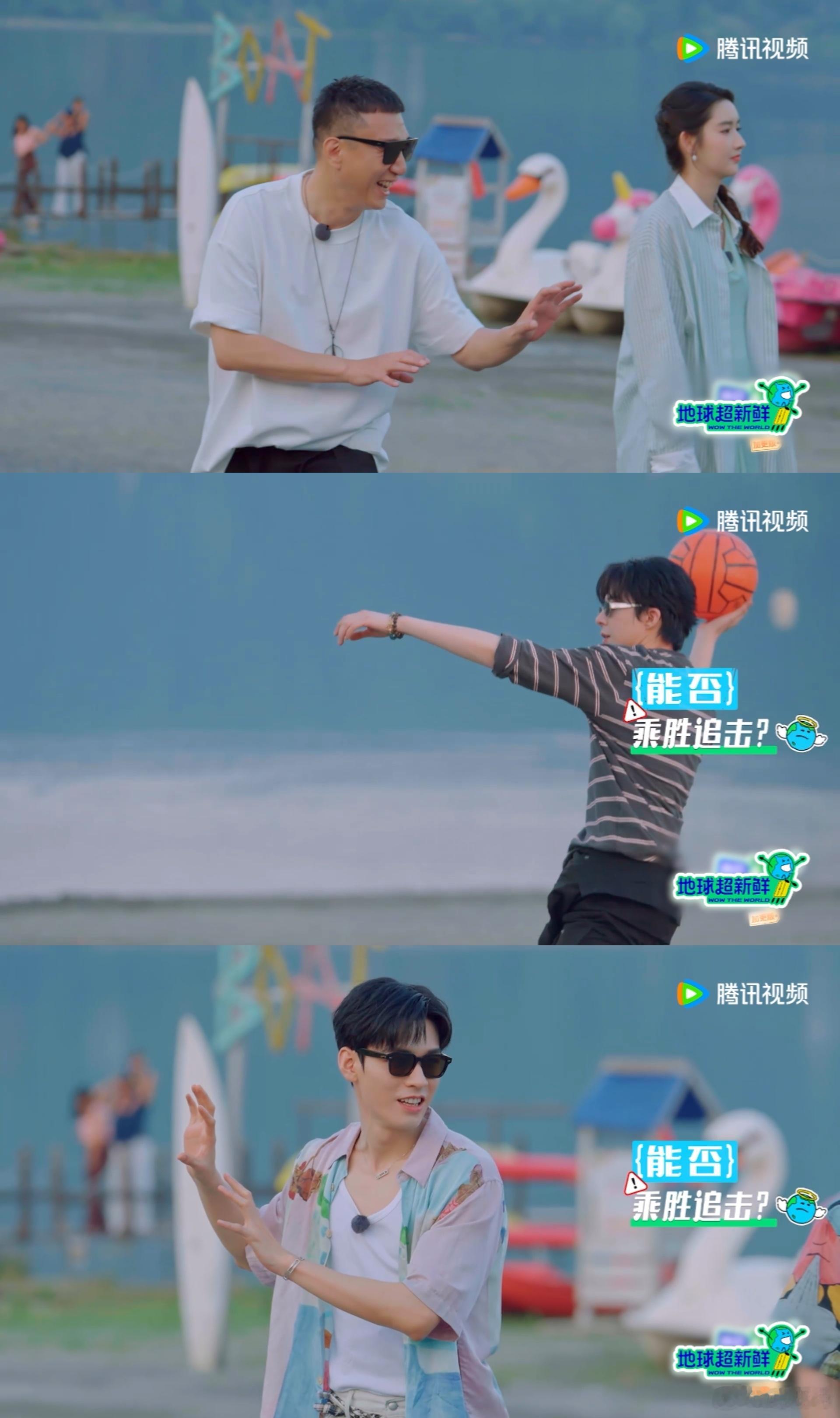 刘宇宁只是假装坚强 上来就放话“给压力”，结果躲避球打空，被调侃还强装镇定，这嘴
