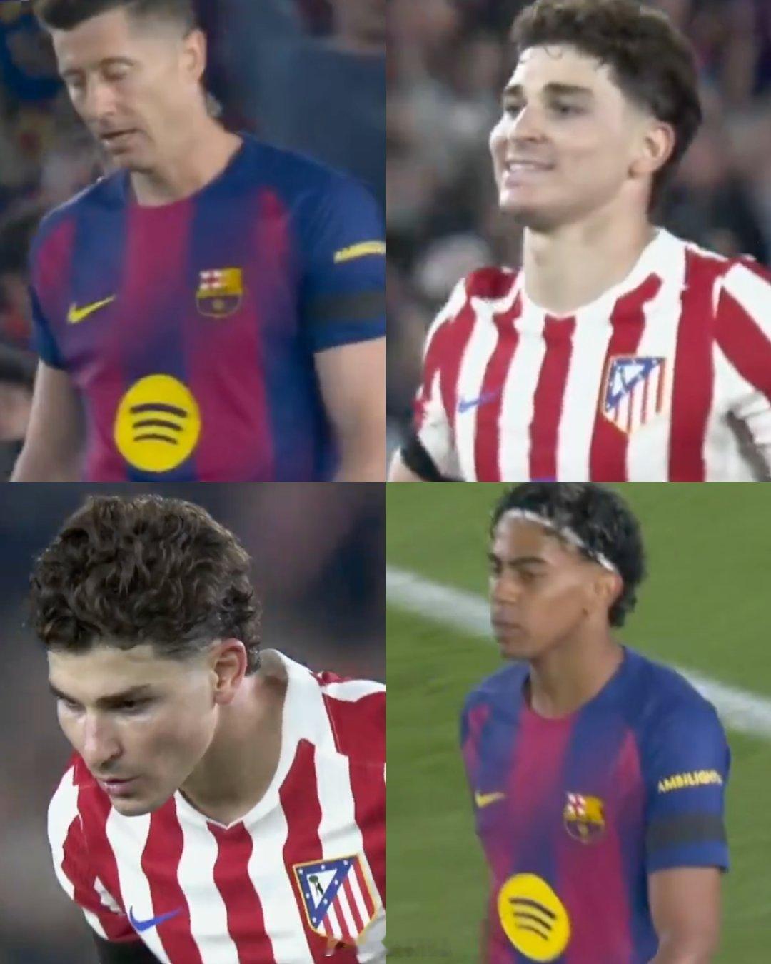 巴萨0比2马竞 马竞胡利安·阿尔瓦雷斯在对阵巴萨的8场比赛中贡献了4粒进球和2次