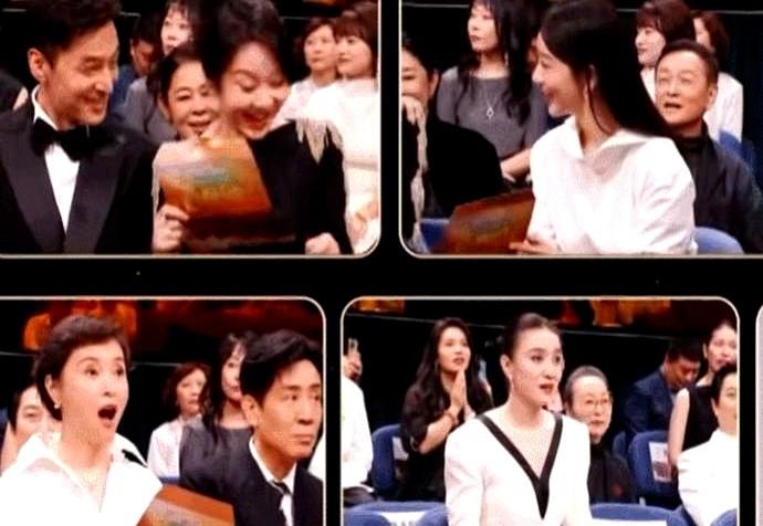 拆开信封看到自己名字那一刻，台下几位女演员眼睛都亮了，差点直接站起身。

台上嘉