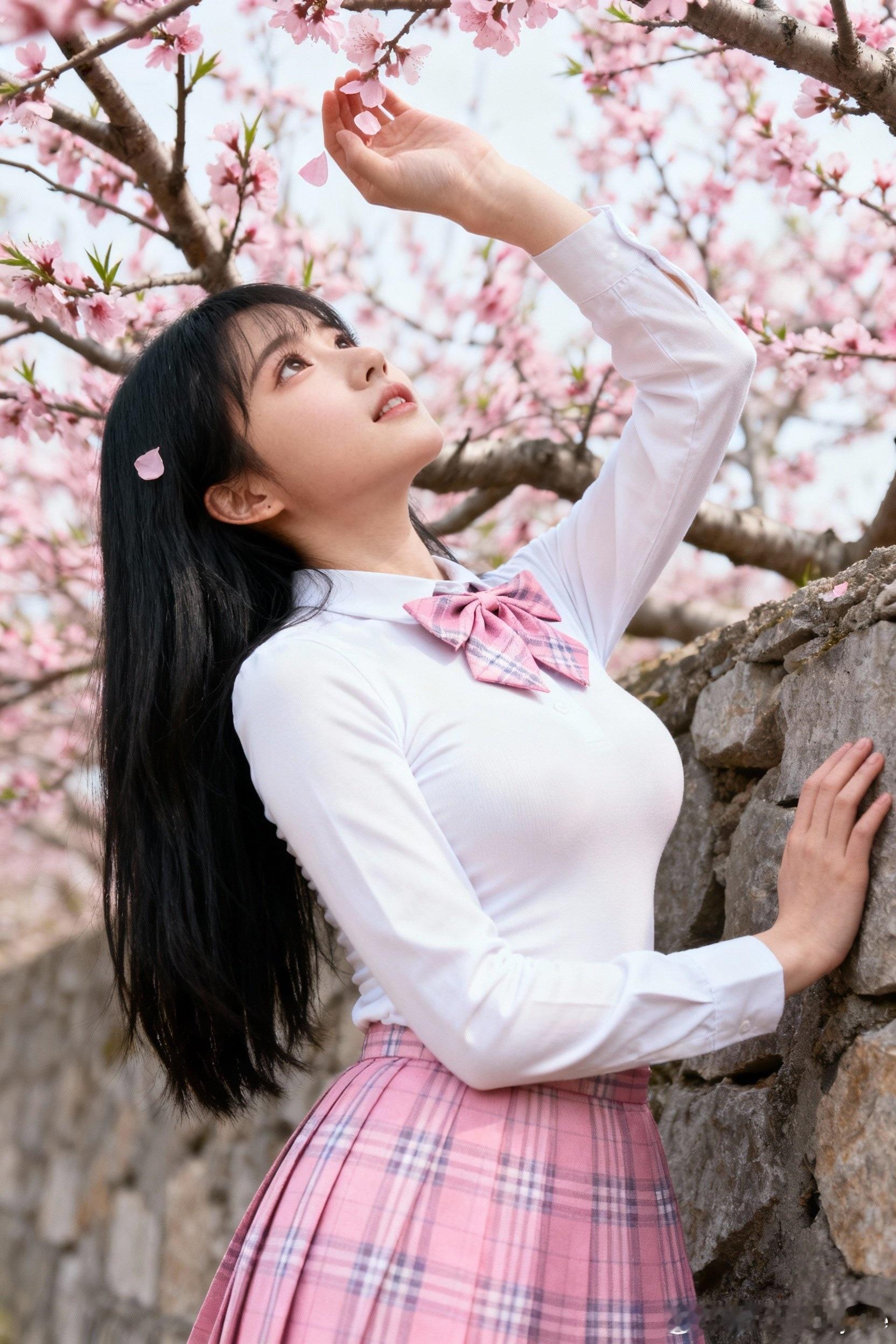 我要把春天穿在身上：粉粉的桃花🌸春来花又来，不要错过好机会！行摄漫记聂小仙