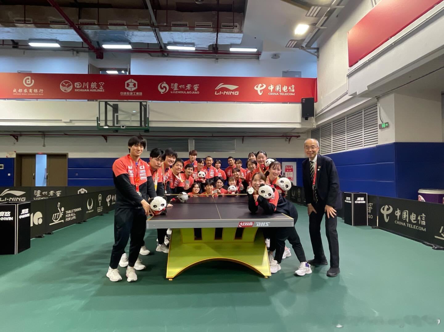 2025成都混合团体世界杯 户上隼辅：ITTF混合世界杯🇨🇳多亏了队友和工作