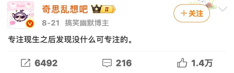 专注现生后发现现实戾气比网上的还重 