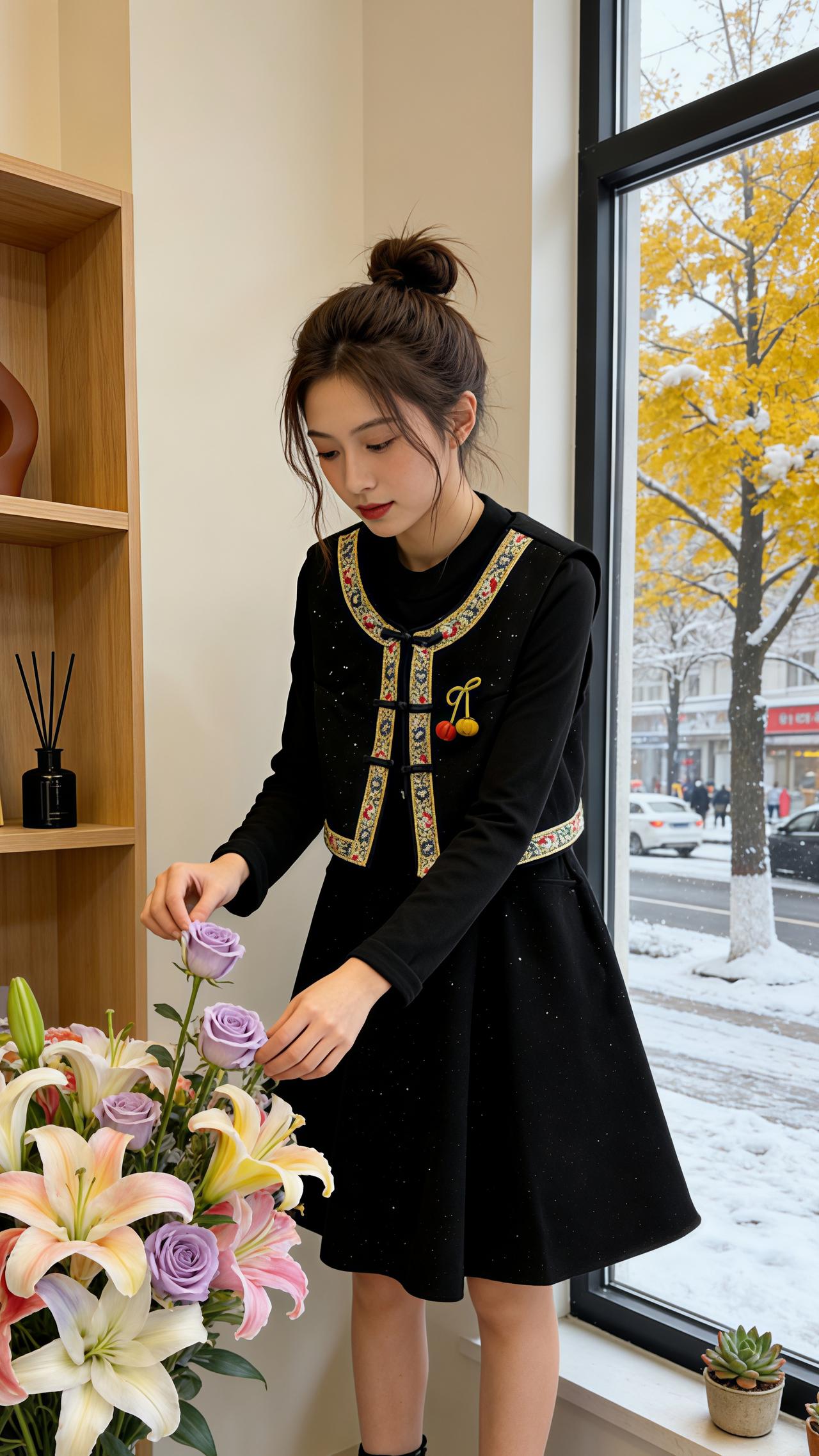 穿搭 两件套 新中式 冬季搭配 今天穿什么