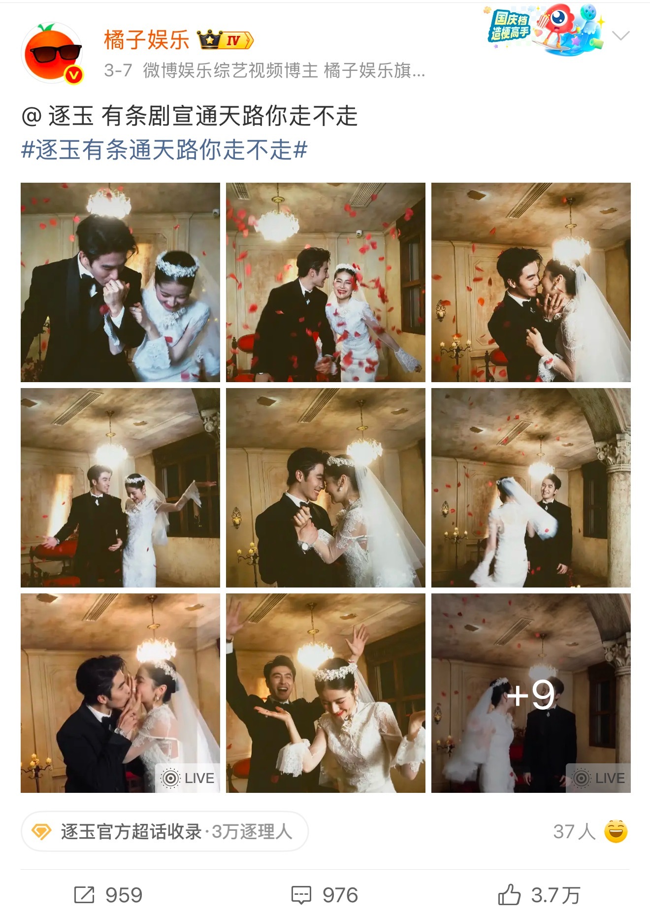 静等一定要是啊好吗好的。逐玉追剧团拿头纱了