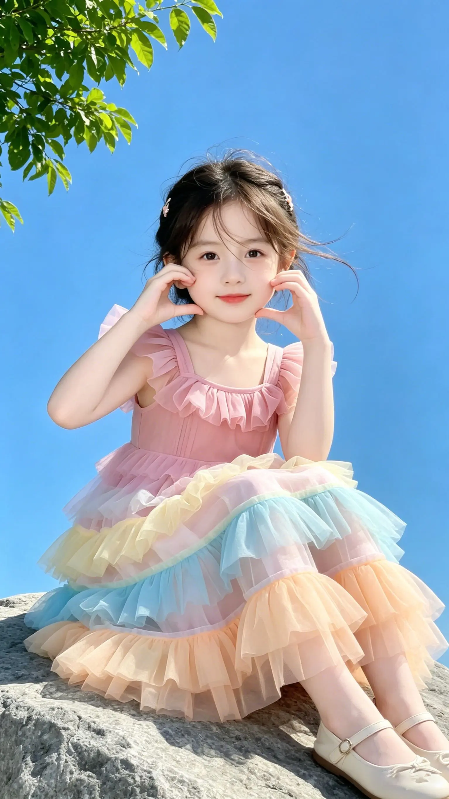 马卡龙渐变蛋糕裙！“谁懂啊！这条彩虹蛋糕裙也太仙了！ ✅ 马卡龙渐变...