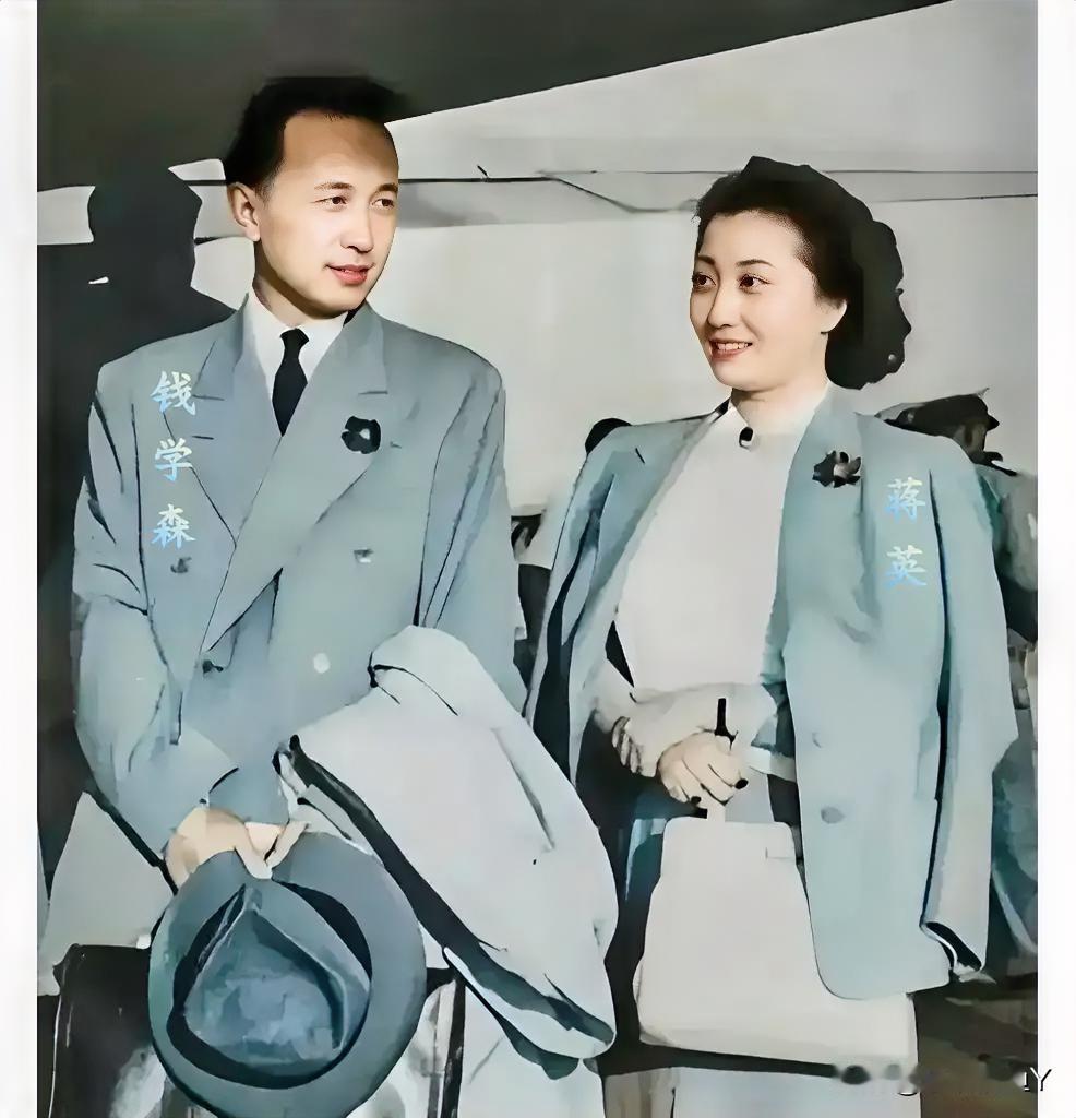 这才是1947年伟大的科学家钱学森与妻子蒋英度蜜月时的真实样貌，并非演员所扮演的