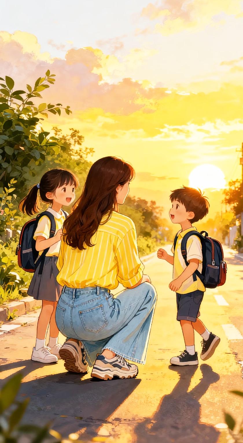 一段⾮常有道理的话:
“只要你不操⼼孩⼦
那么这个操⼼的⼈，就会是他⾃⼰。”
