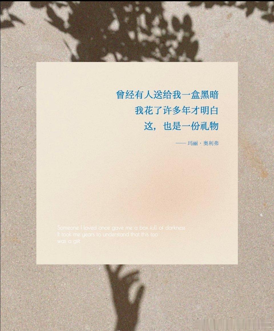 告诉我，你打算如何度过你唯一狂野而珍贵的一生？——玛丽·奥利弗 