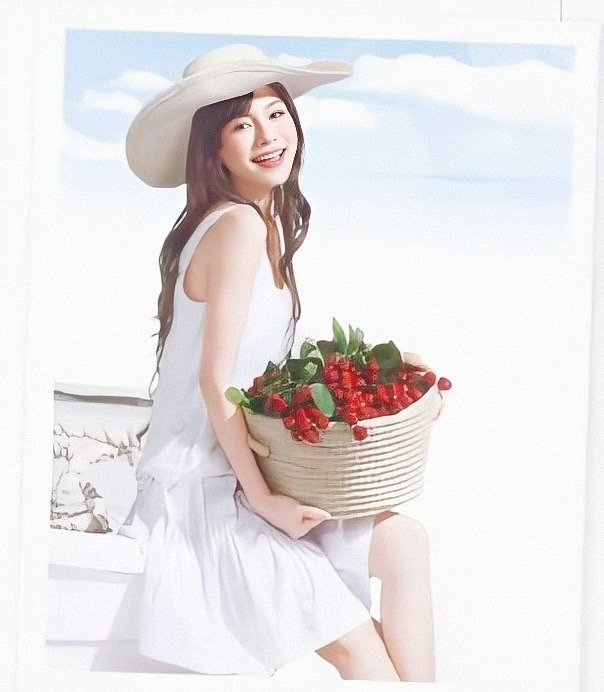 【angelababy 】2008年 养生堂天然维生素C 平面广告模特1️⃣ 