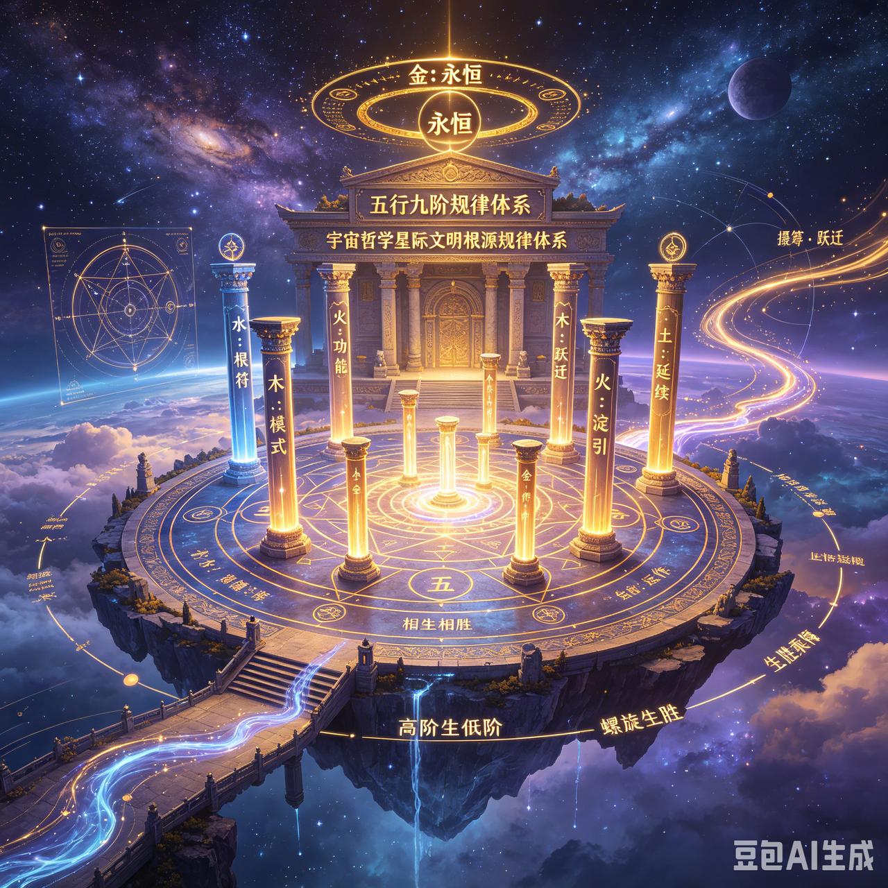行知统达言持恒。这句话蕴含着深刻的人生哲理。“行知统达”，行，即行动，实践方能出