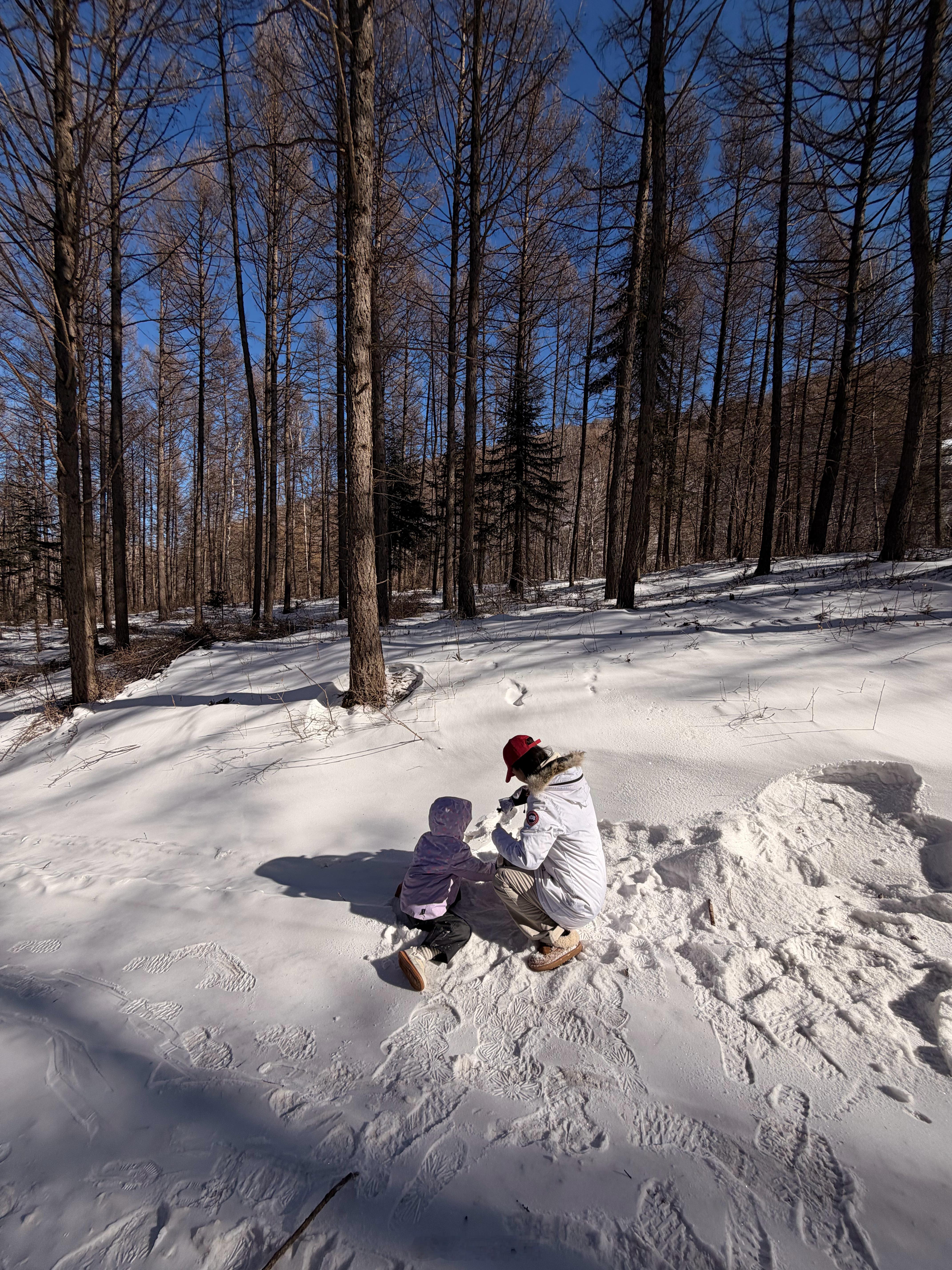谁能想到，北京周边能如此肆意玩雪，恩姐今儿可嗨了 