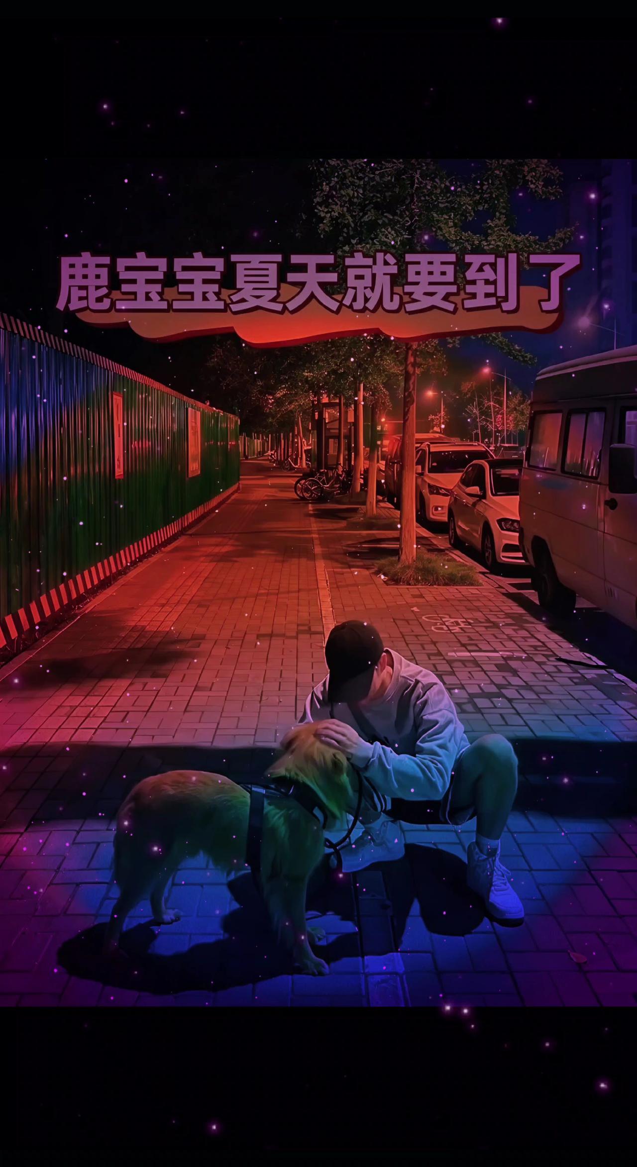 晚风漫行，鹿栀追随鹿子共度时光！