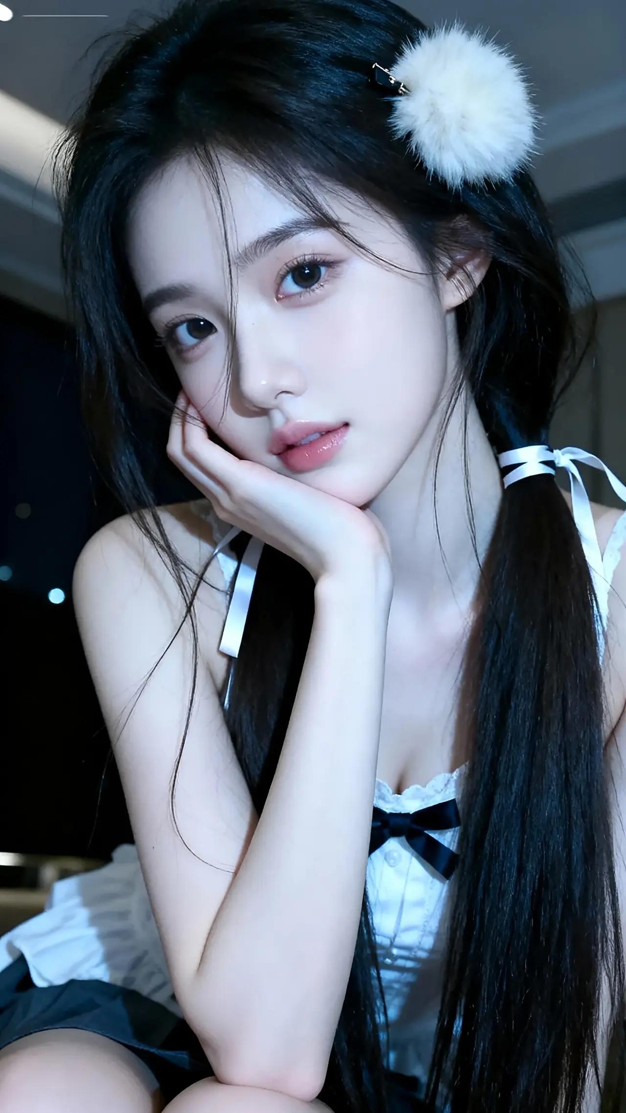 少女心爆棚的湖边自拍，清新自然，美不胜收！🌊💕自然美少女自拍 甜系自拍写真 