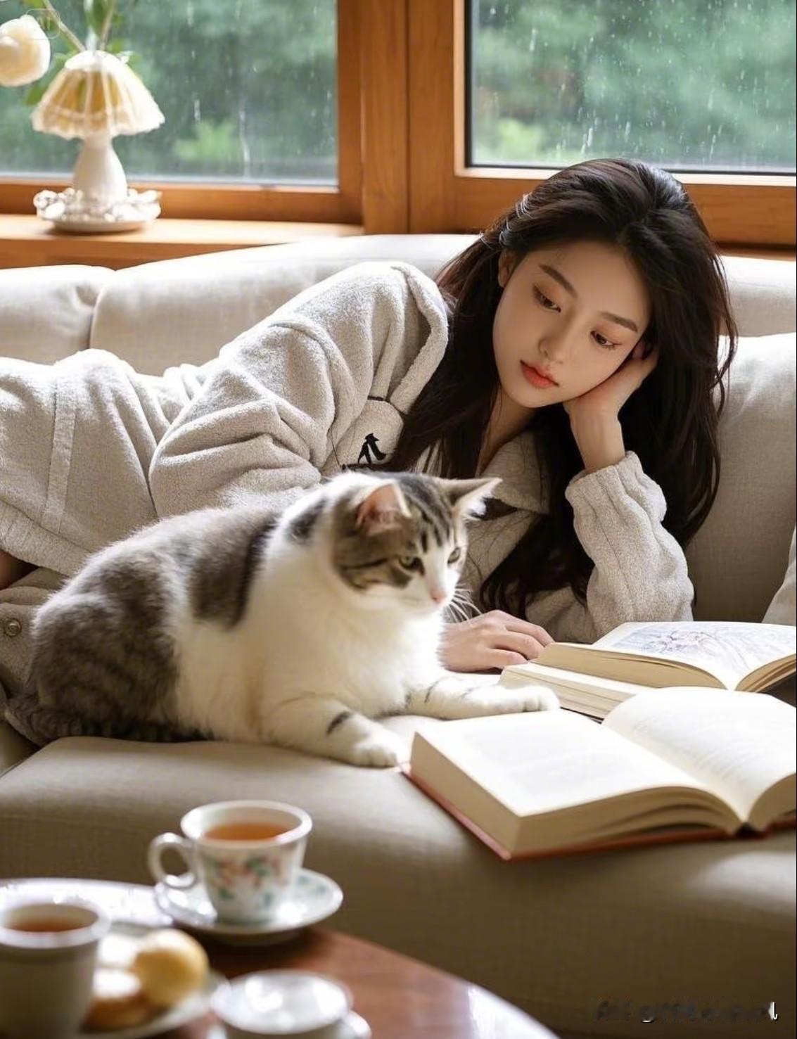 一个人待着简直是神仙日子！不想动就窝在沙发里，翻本有意思的书，或者追一部攒了好久