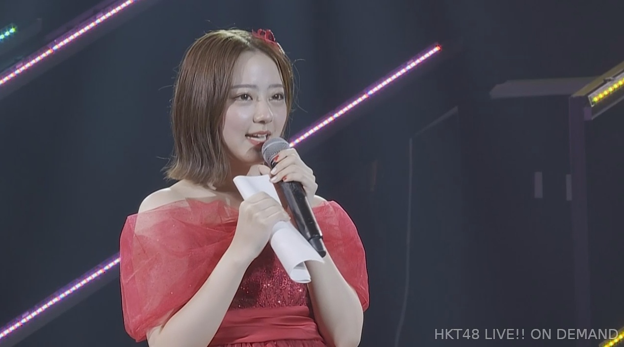 HKT48大内梨果 果果在刚才的毕业公演上宣布，毕业后暂时没有继续艺能活动的打算