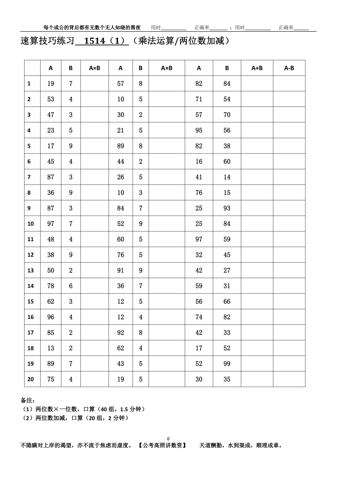 资料分析速算练习1514