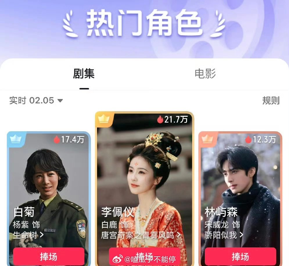 白鹿唐宫奇案还没开播，李佩仪抖热门角色登顶