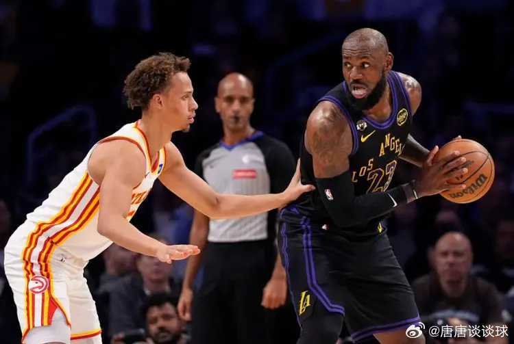 1月14日NBA常规赛湖人主场对阵老鹰，其中湖人是背靠背第二场，詹姆斯本赛季首次