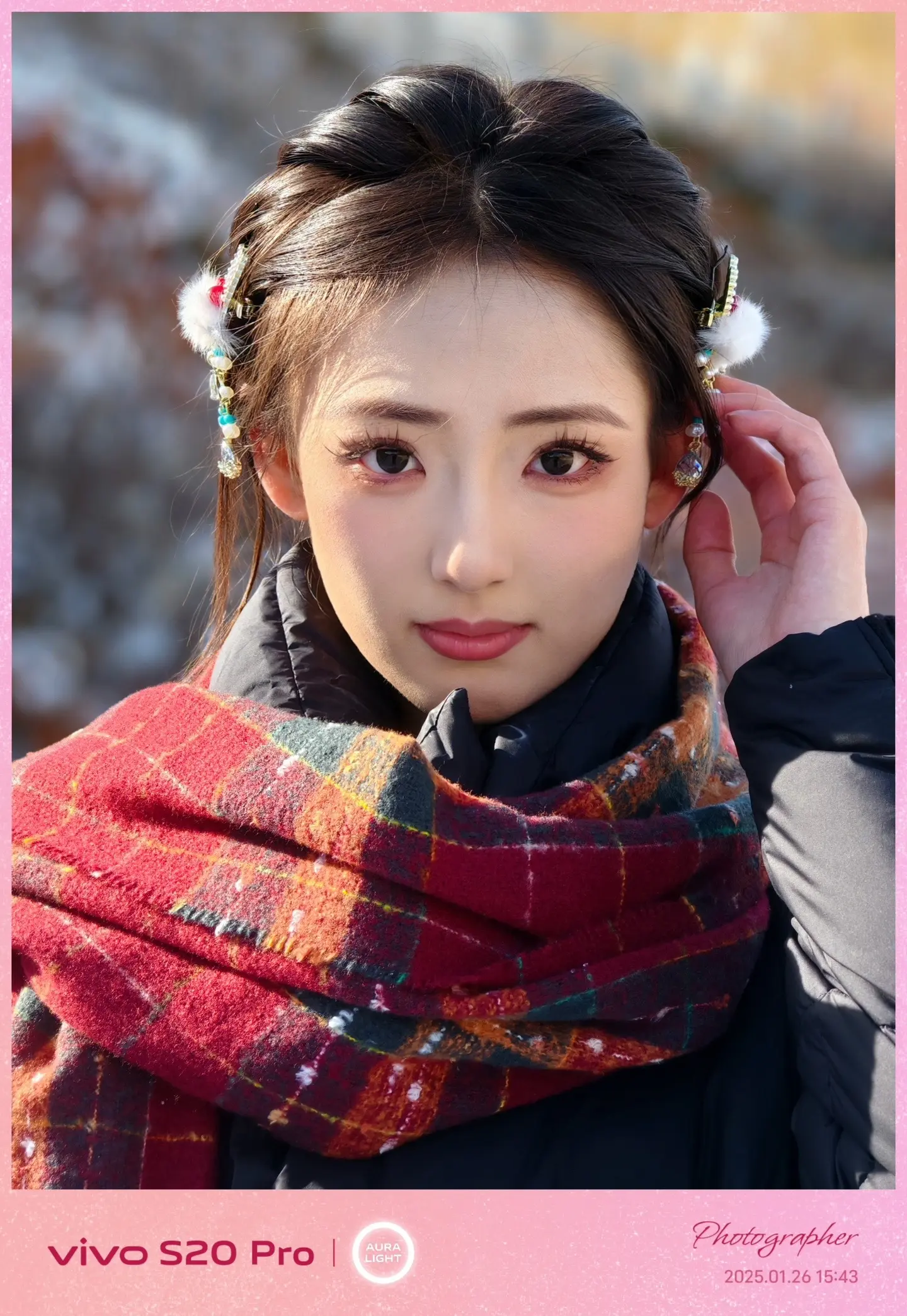 和弟弟在雪地里拍的！好想弟弟🥺