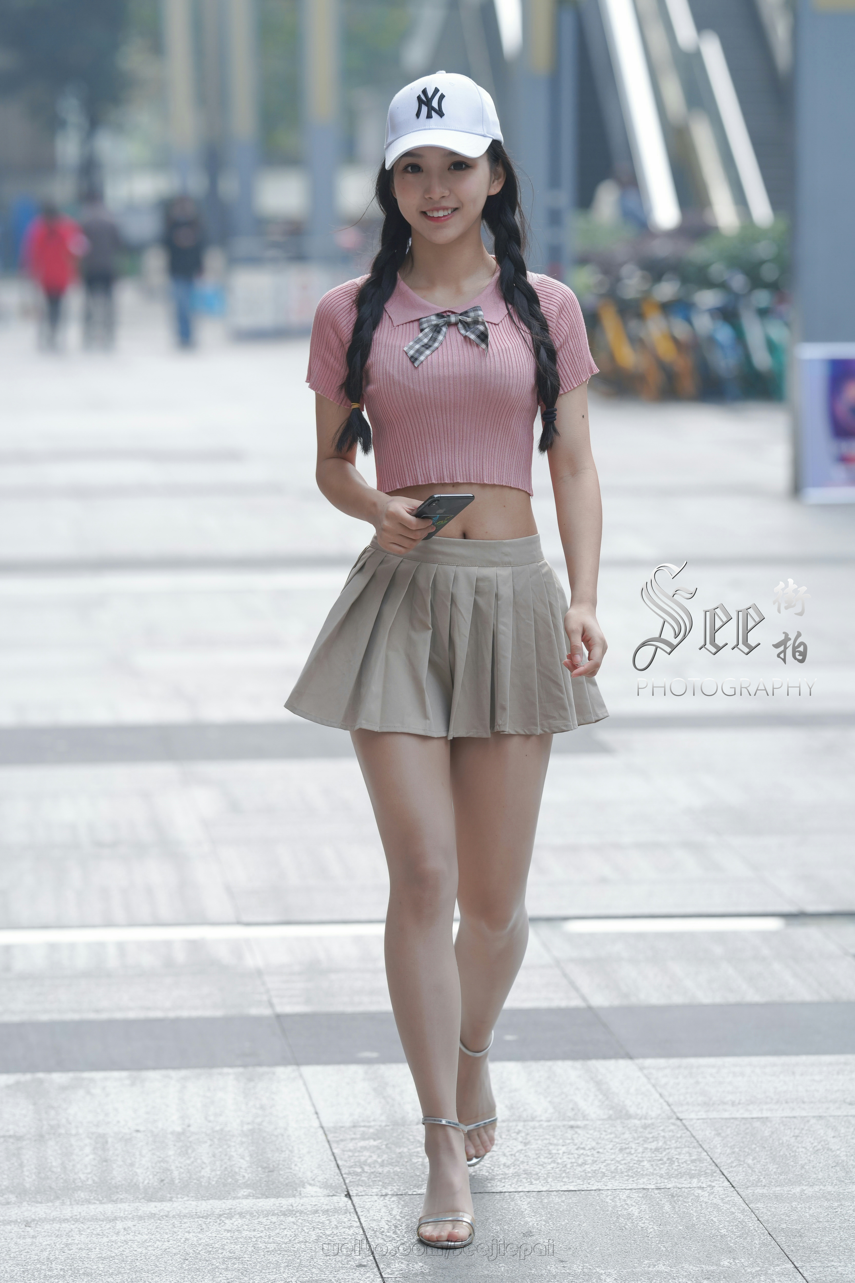 百褶裙粉色系，青春靓丽~~ ​​​