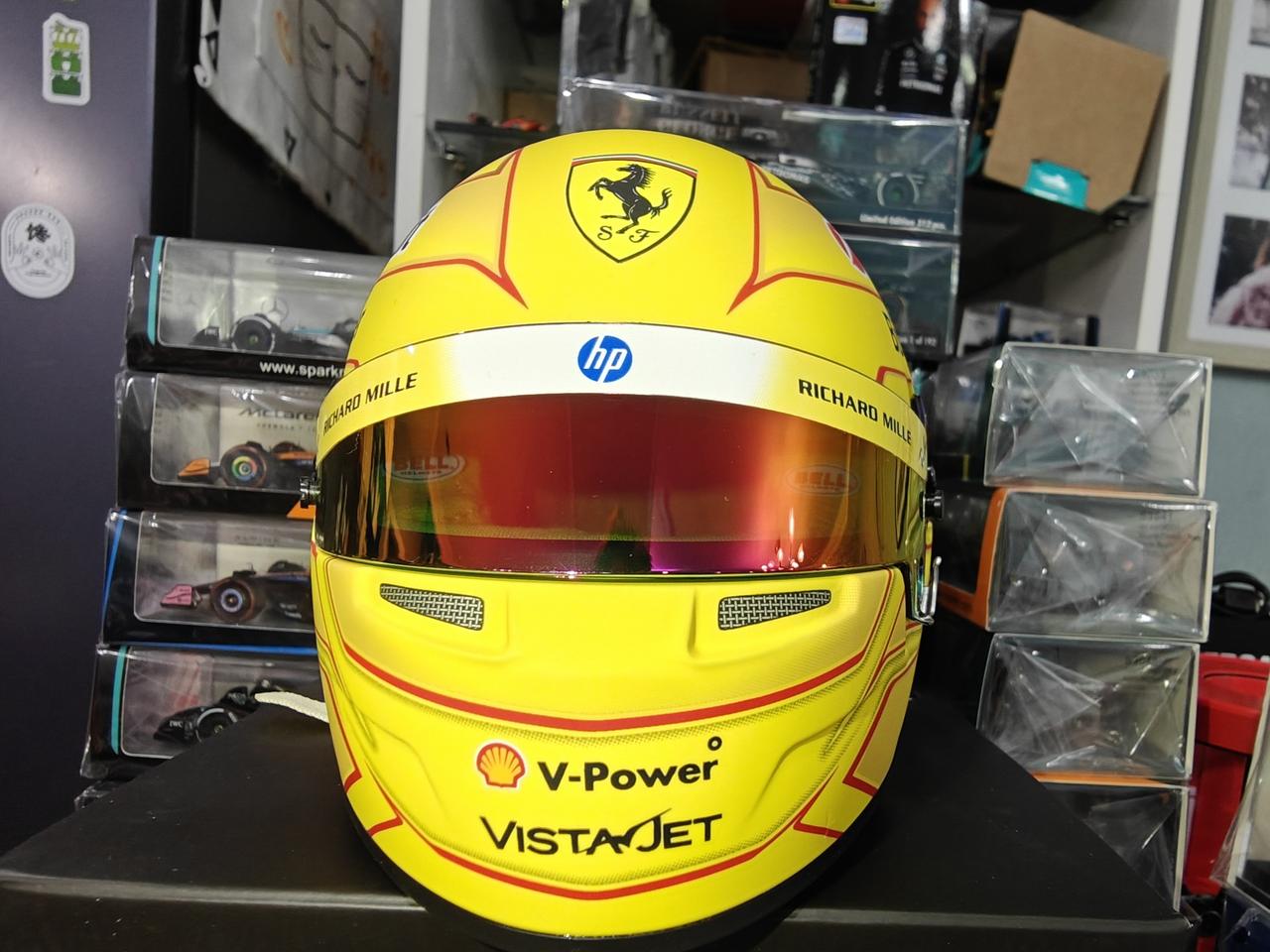 BELL 1/2比例 汉密尔顿 F12026赛季年度涂装 法拉利车队 头盔模型f