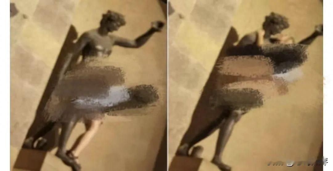 真的是太辣眼睛了，我从来没想过有女生竟然会这么疯狂。近日一女游客在意大利佛罗伦萨
