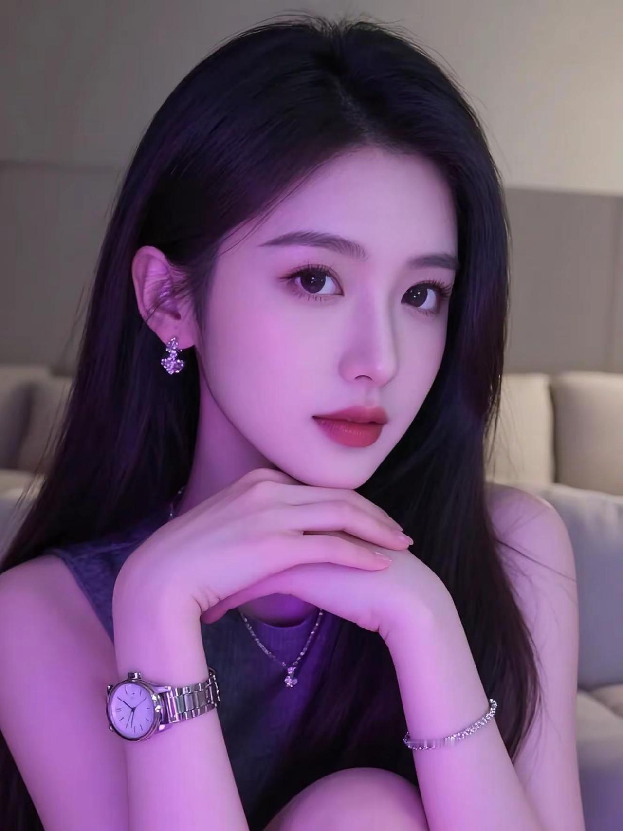 AI紫韵温馨写真 ai创作 漂亮女孩 ࿆甜࿆美࿆女࿆孩࿆